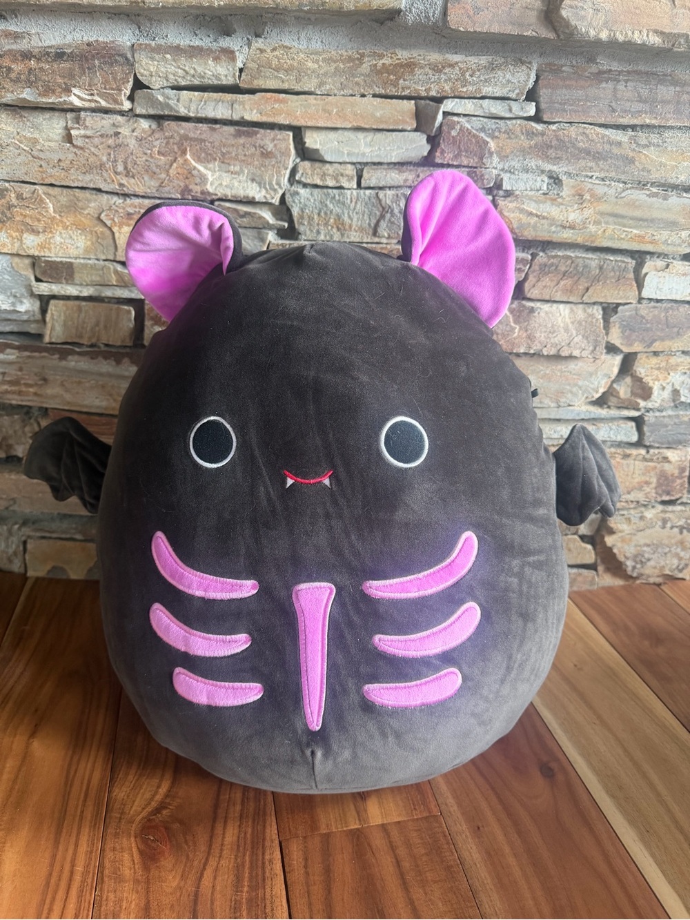 Squishmallows Halloween Salome the Bat Skeleton 16 Inch Soft Plush RARE